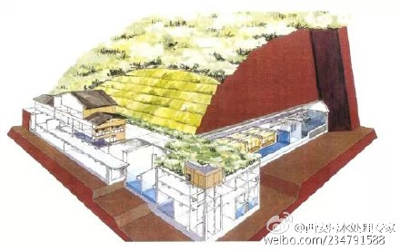 葉山町污水處理廠斷面圖